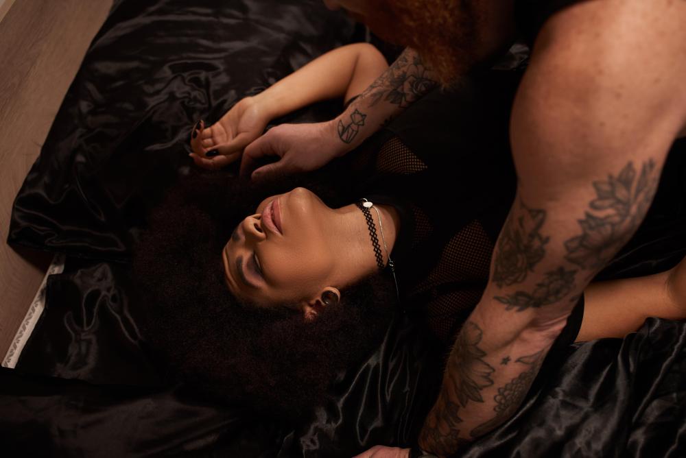 Right at the edge—then denied. The thrill of control, the torment of pleasure interrupted. A ruined orgasm is not the end... it’s the beginning of surrender.